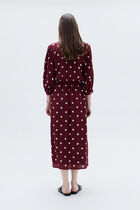 Rayan dress burgundy woman