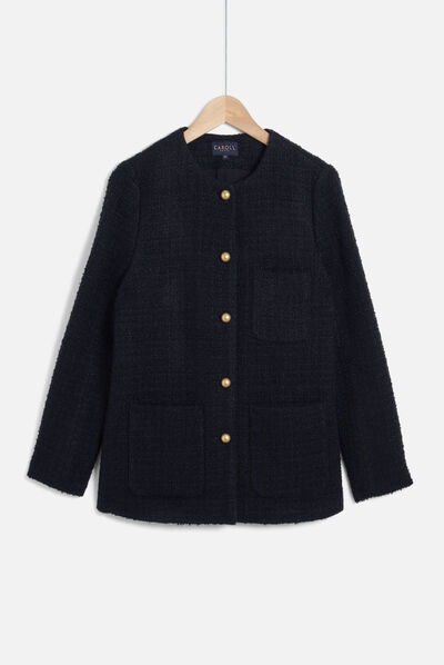 veste nelly noir femme