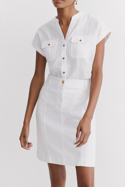 Falda Lazuna b blanco mujer