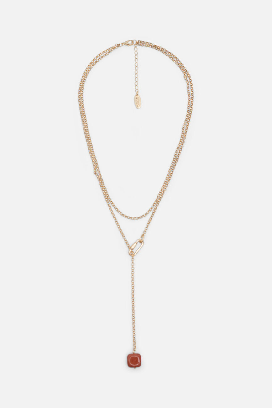 Collier erine couleur or femme