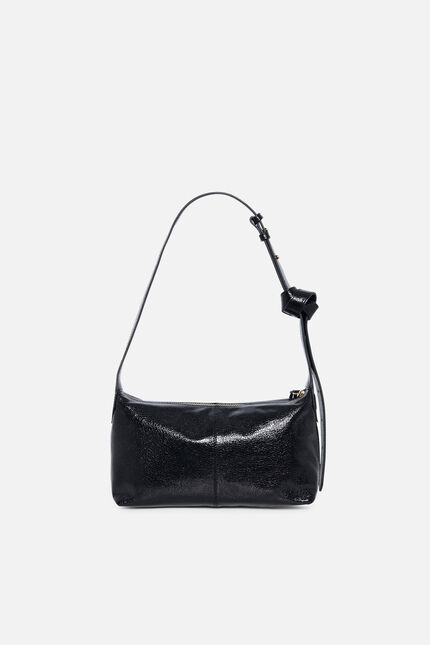Borsa Soa in pelle naturale nero donna