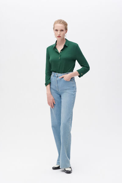 T-shirt tnina vert fonce femme
