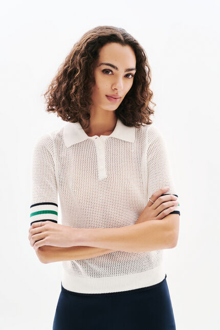 Pull mnovak blanc femme