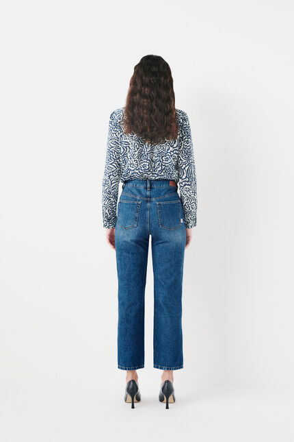 pantalón poppy denim piedra mujer