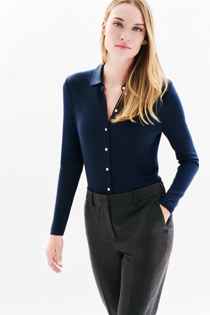 Maglietta Tlune blu navy donna