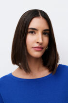 Joan oversized sweater electric blue woman