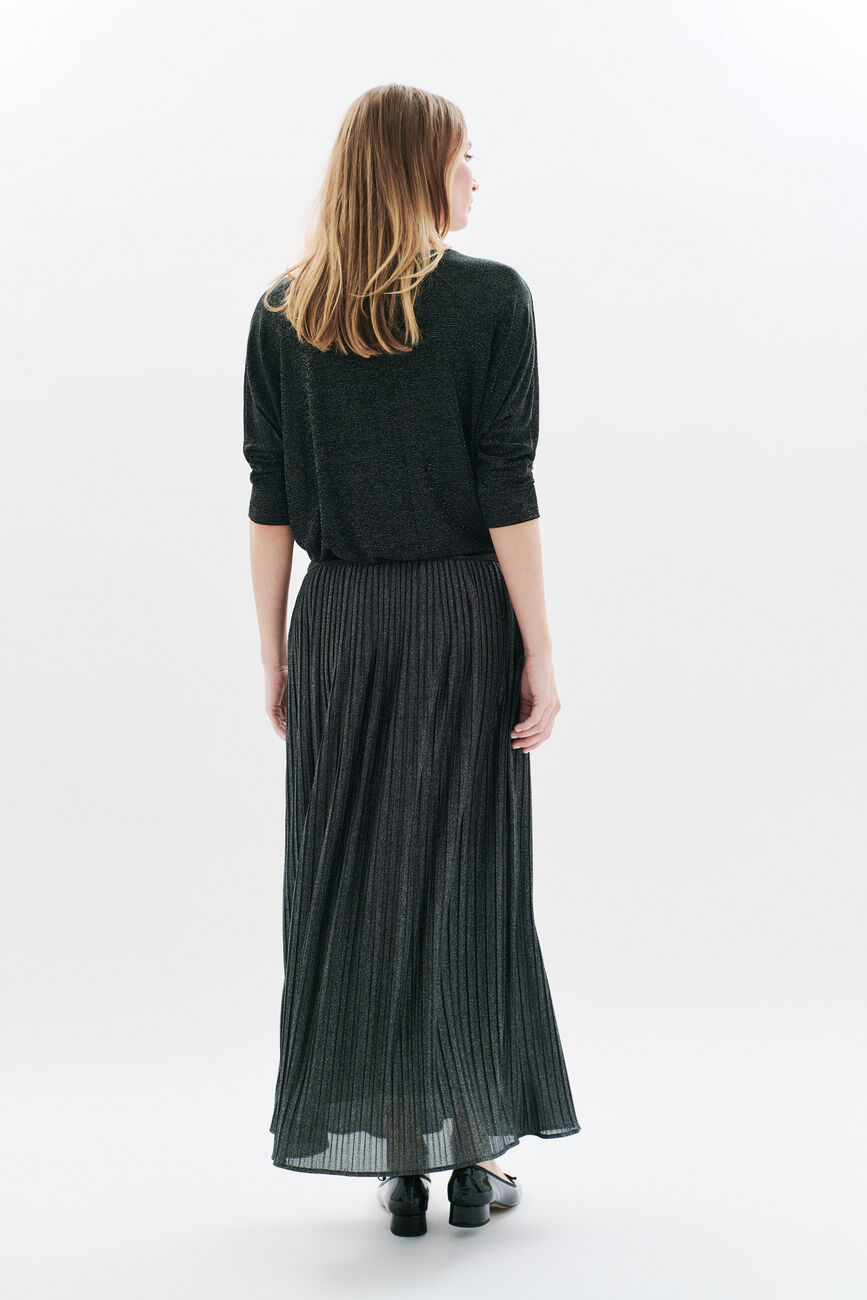 Jupe Jam gris argent femme