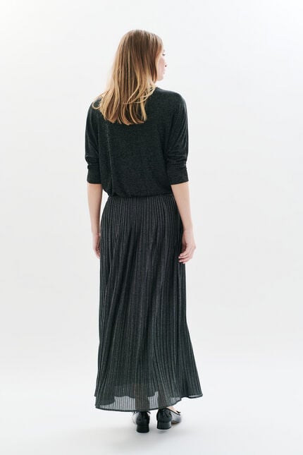 Falda Jam gris plata mujer