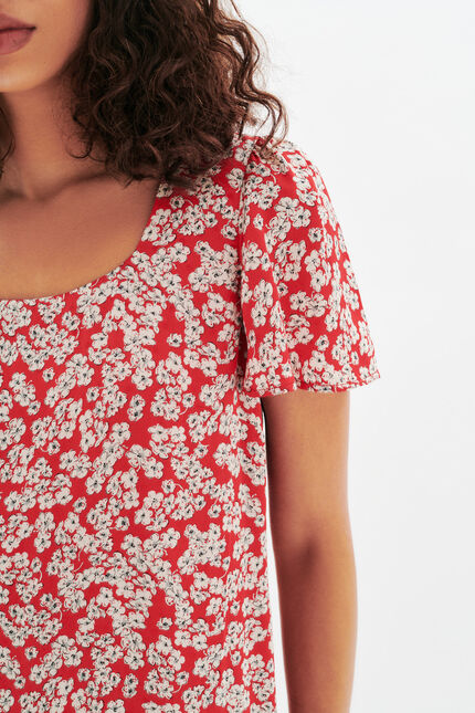 Robe Rufina rouge femme