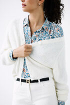 Samby1 shirt baby blue denim woman