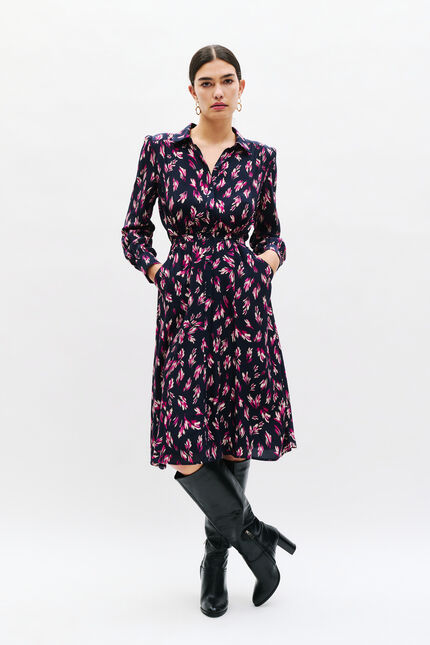 Robe Rubby bleu marine femme