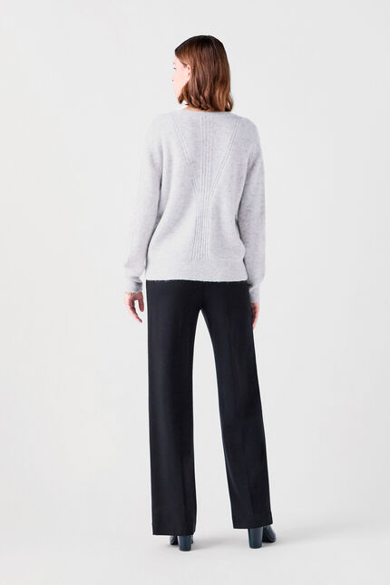 Pull Mpsencer gris clair femme