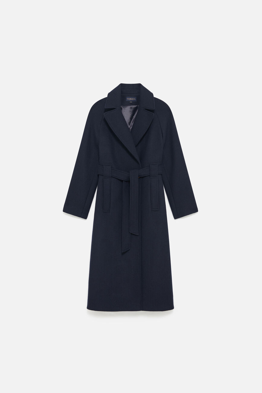 maname coat navy blue woman