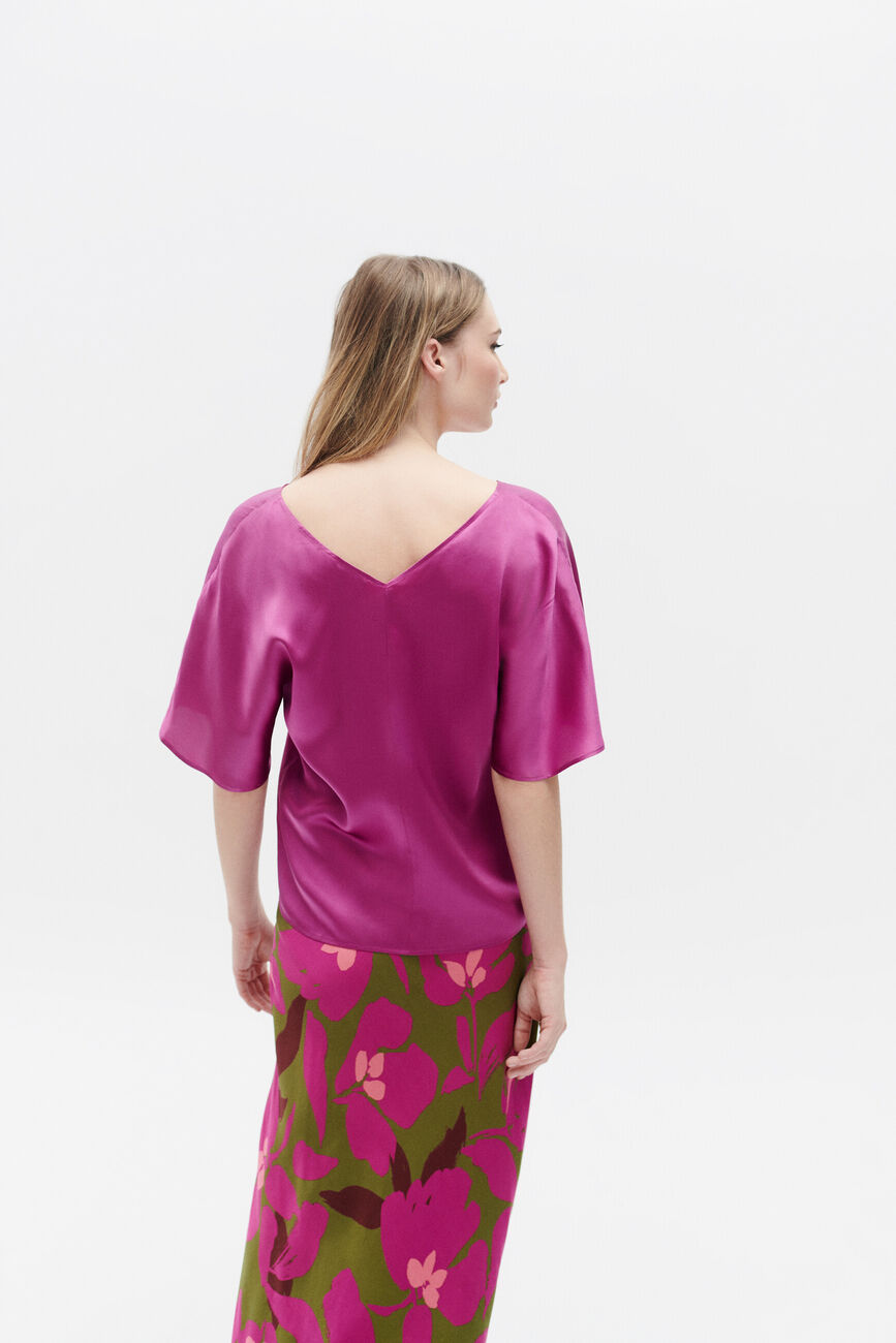 Blouse cselma violet clair femme