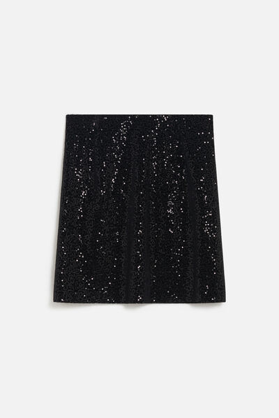 Jupe jafa noir femme