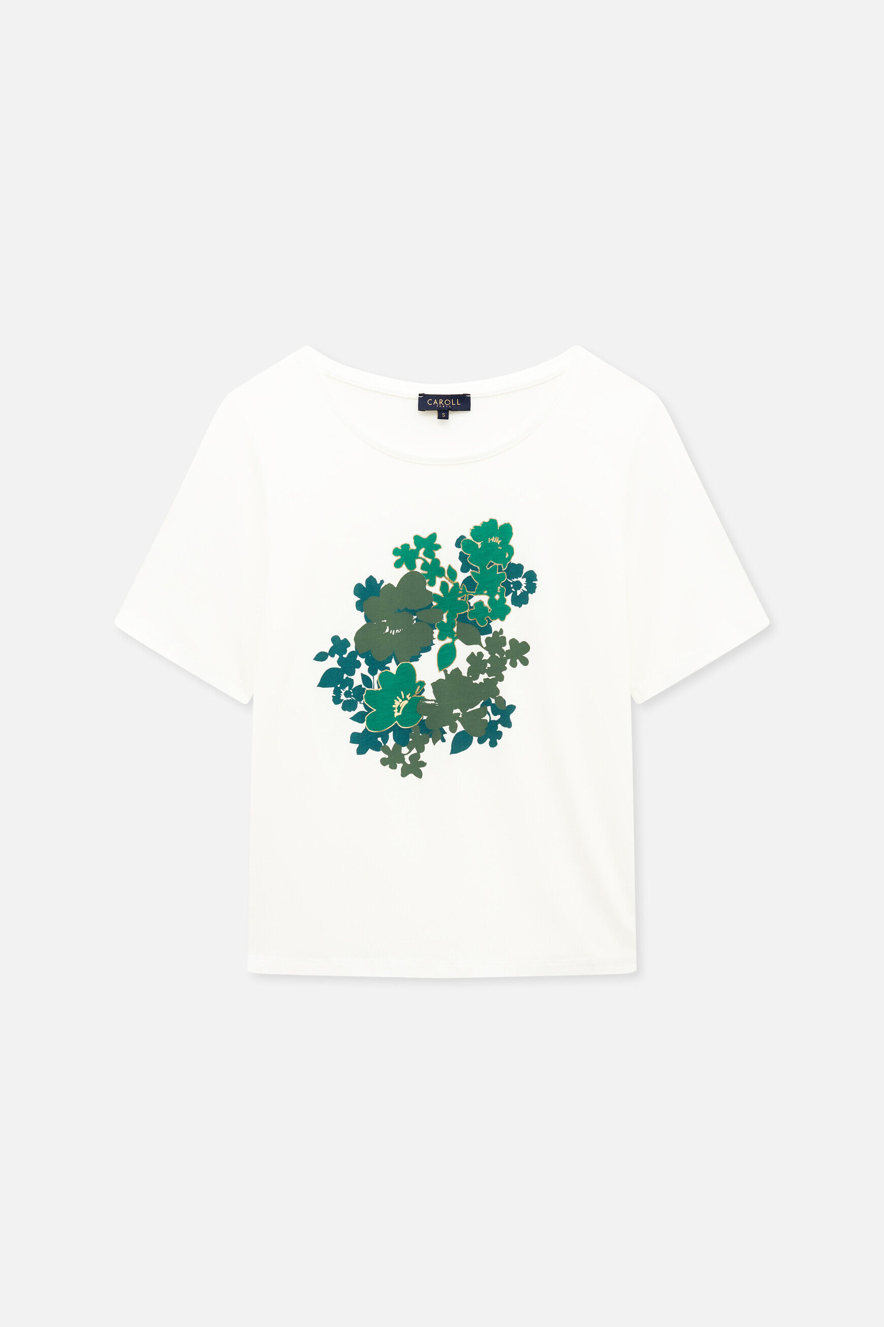 T-shirt Tdalia vert kaki femme