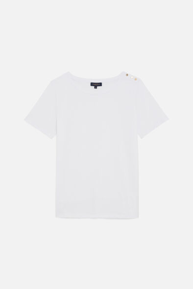 T-shirt Tjaya bianco donna