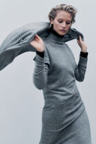 Rnora dress made in Italy grey woman