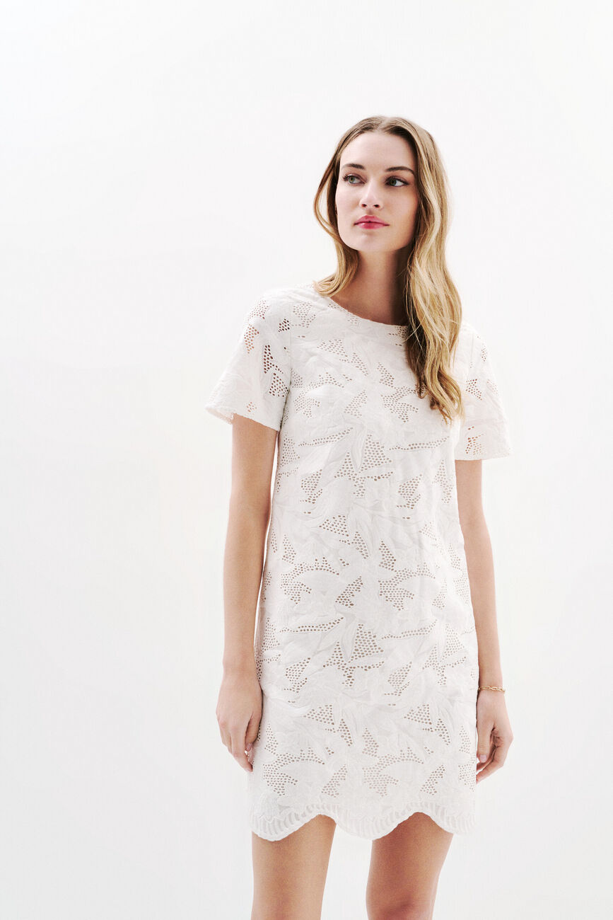Robe Rcalvie ecru femme