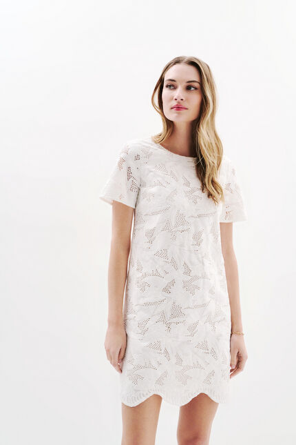 Abito Rcalvie ecru donna