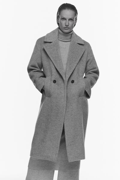 cappotto numero 1 grigio chiaro donna
