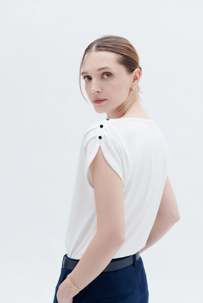 T-shirt talissa ivoire femme