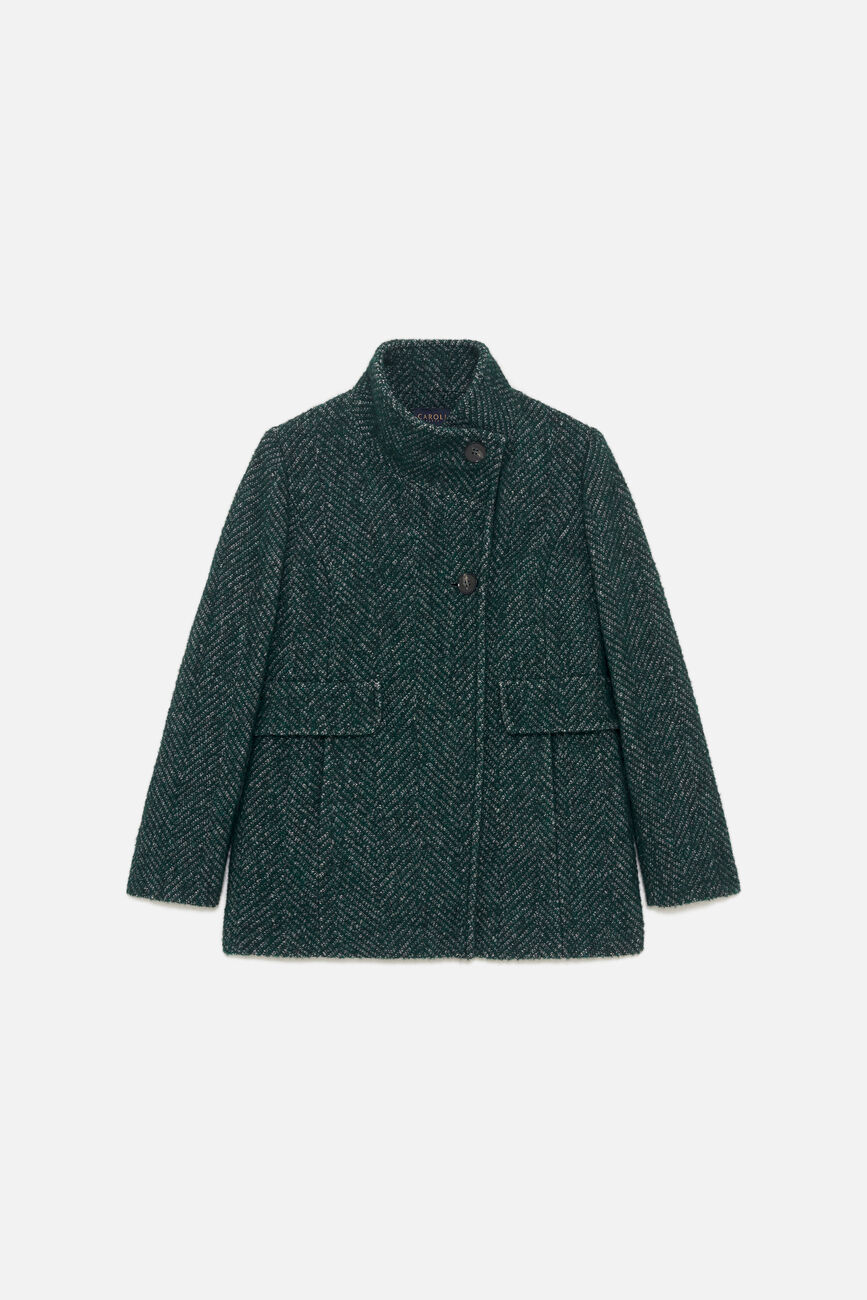 Abrigo Ali verde oscuro mujer