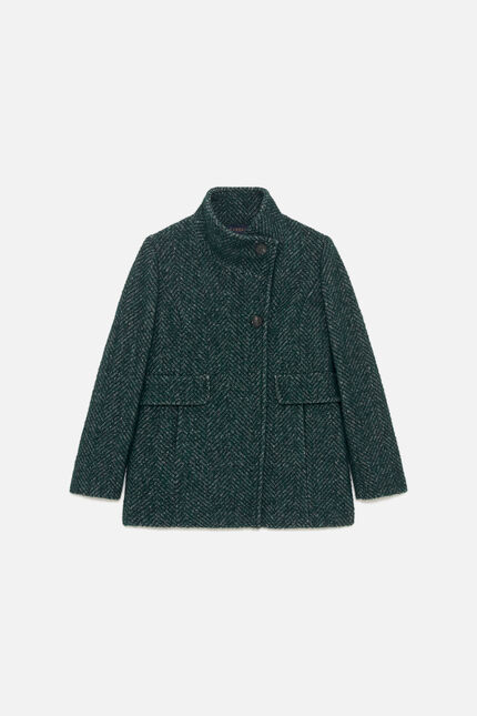 Abrigo Ali verde oscuro mujer