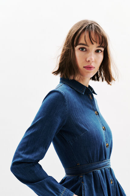 Robe Rpreppy denim stone femme