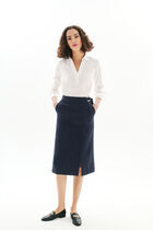 Josario skirt navy blue woman