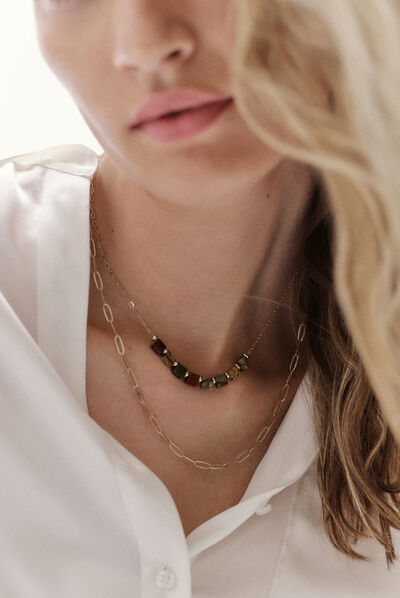 collier calista couleur or femme