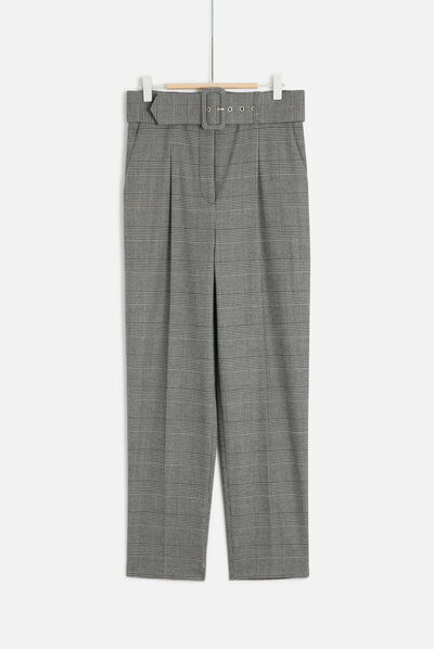 pantalon ani gris fonce femme