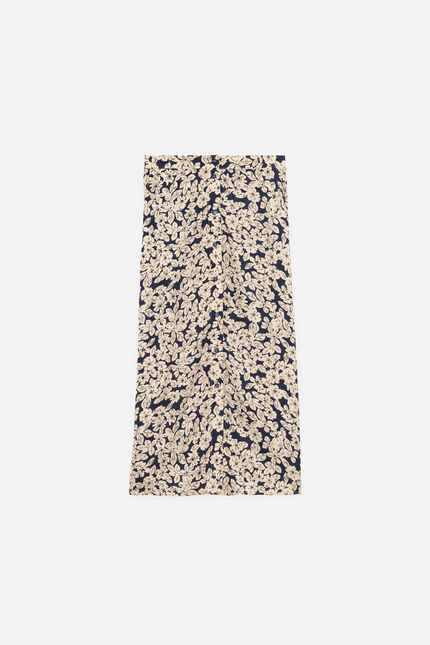 Jdiane rok bleu foncé vrouw