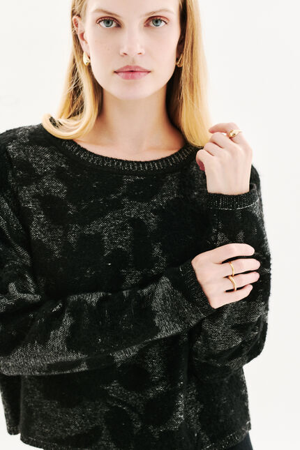 Pull Mflorentine noir femme