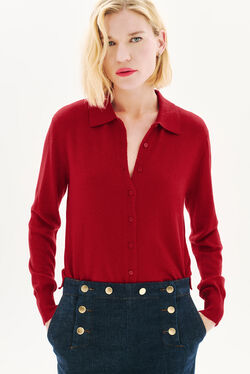 Pull Mpluton rouge femme