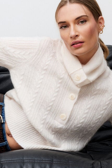Pull Mdarcy ecru femme