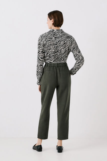 Pantalon palmir vert clair femme