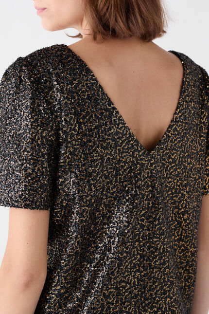T-shirt talex couleur cuivre femme