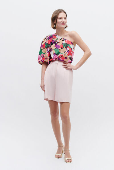 blouse morgane violet femme