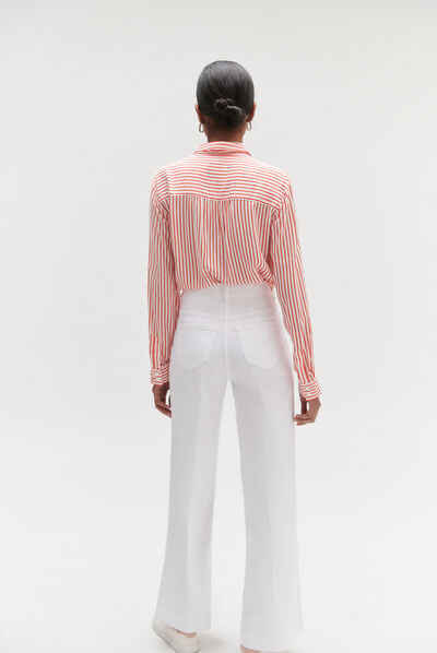 pantalon bosco blanc femme