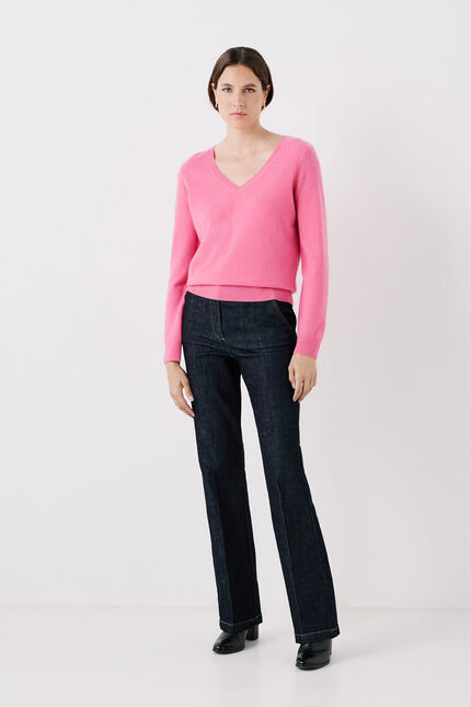 Pull marianne2 100 % cachemire rose femme