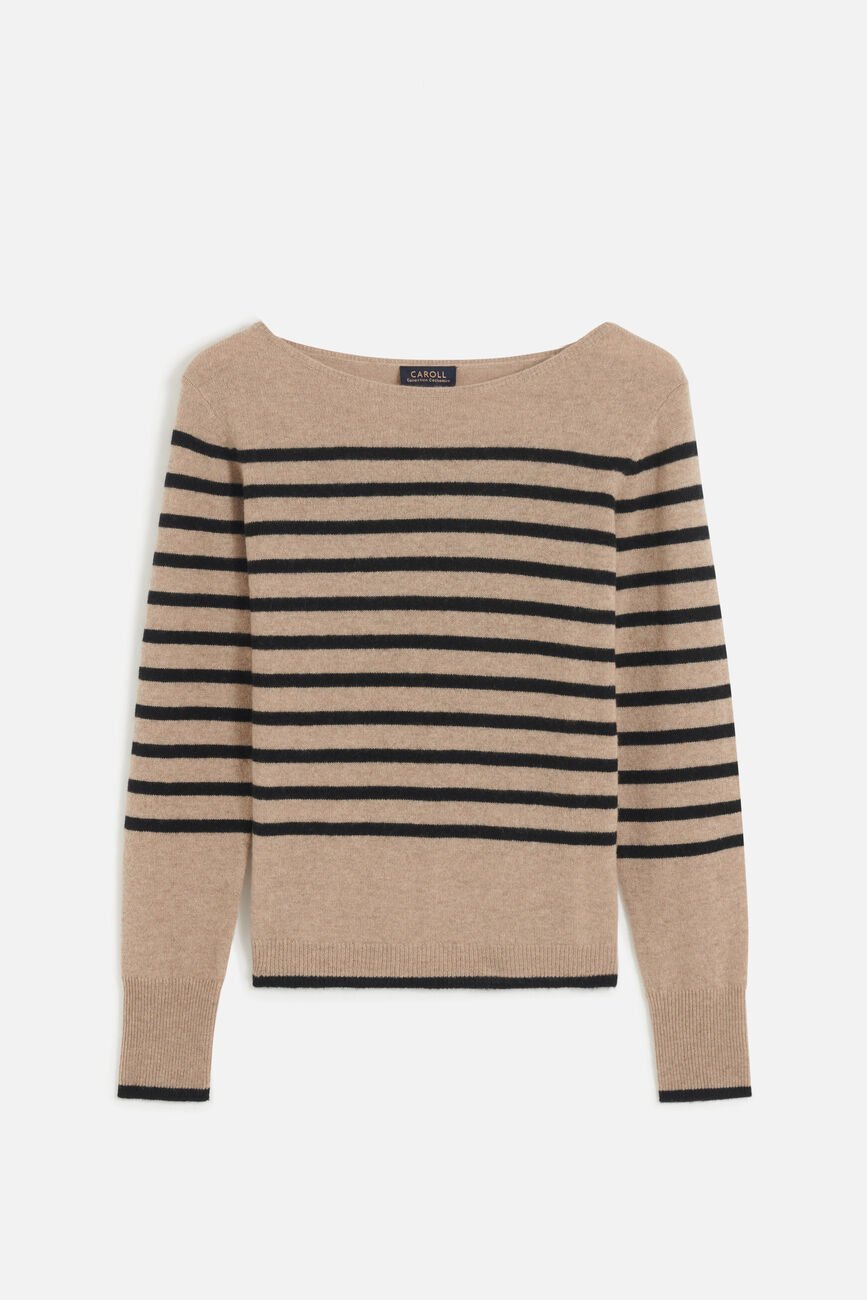 Pull mzoely 100% cachemire sable femme