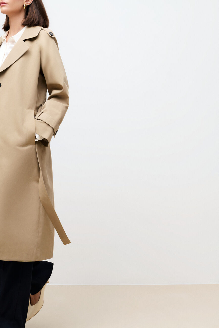 Trench Gato beige fonce femme
