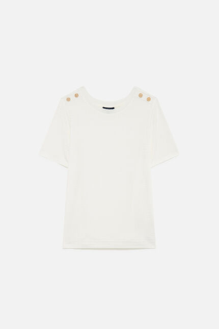 T-shirt tleoni blanc femme