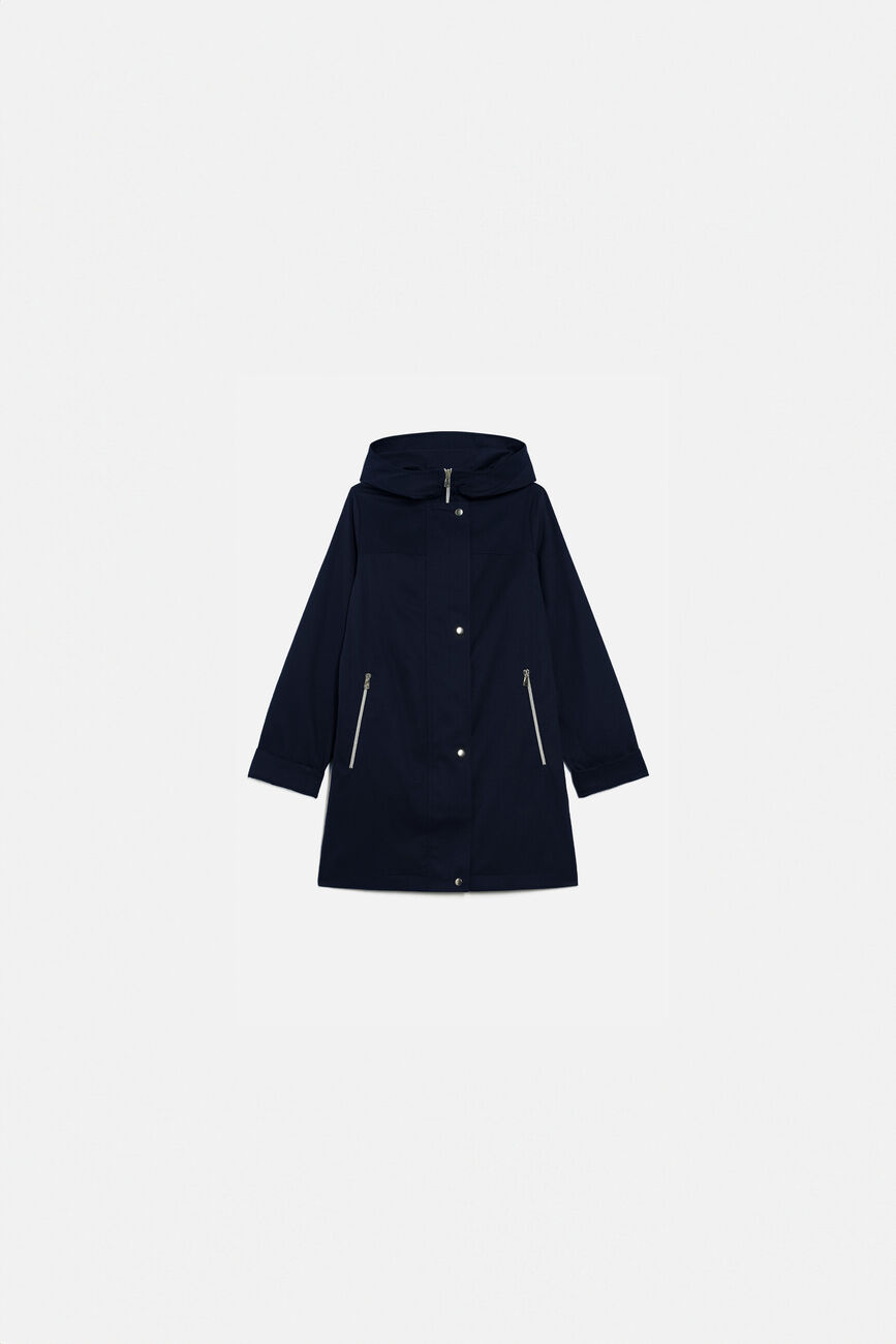 Abrigo gvenard azul marino mujer