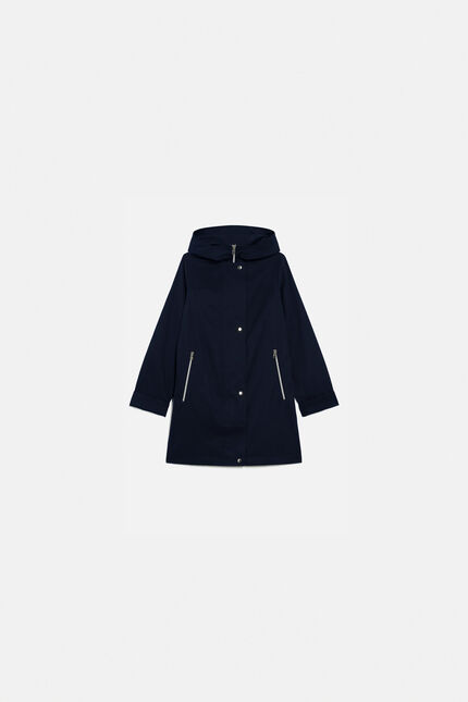 Abrigo gvenard azul marino mujer