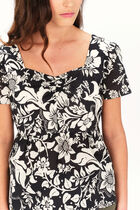 City blouse black woman