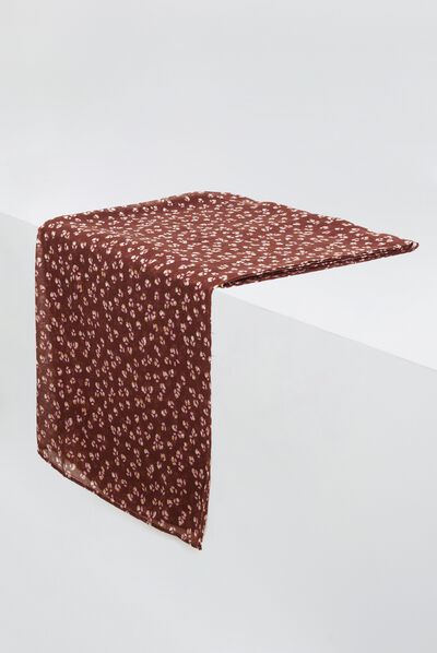foulard sybille bordeaux femme