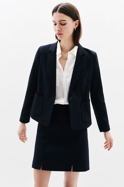 Veste Vauroca bleu marine femme
