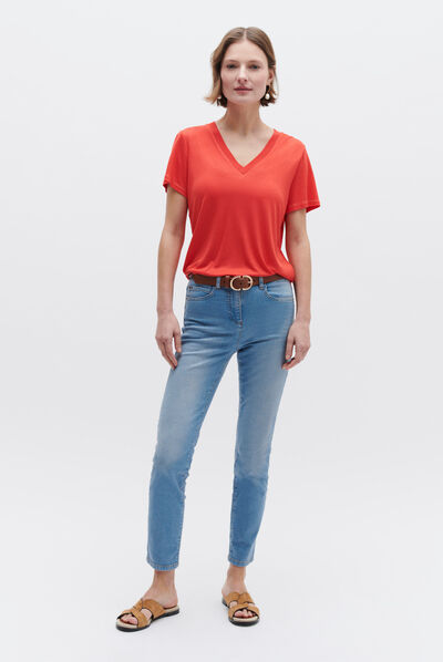 t-shirt anita rouge femme